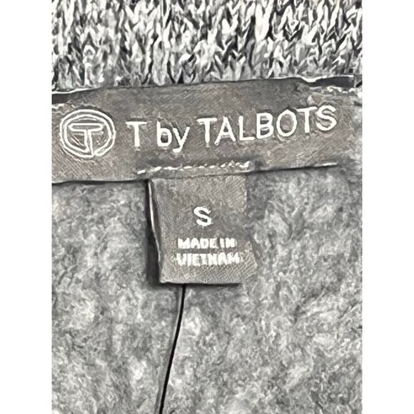 NWT T by Talbots Women’s Heather Gray Fleece‎ Zip Sweater Vest S - Picture 4 of 8